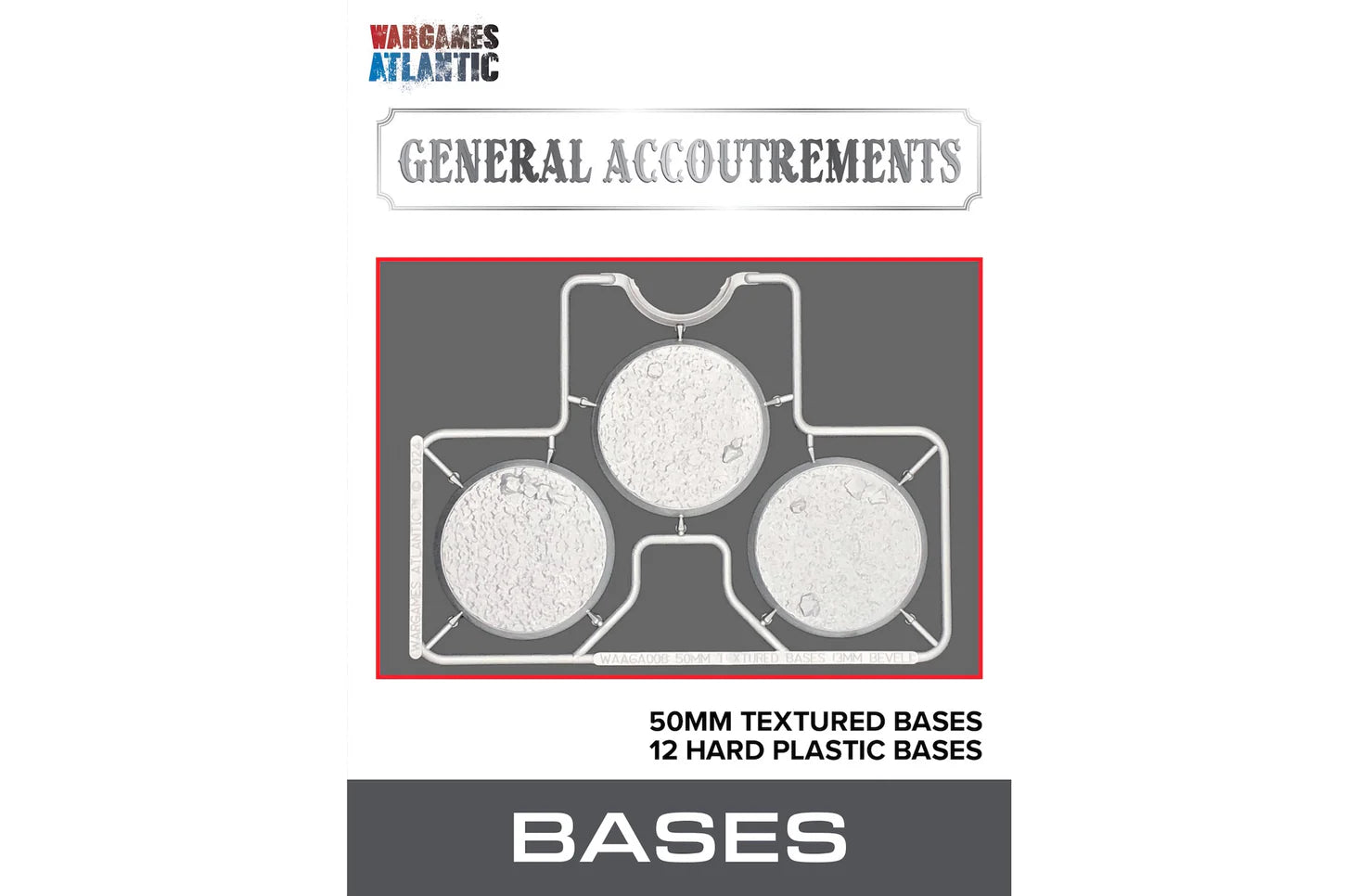 50mm Textured Bases (3mm Bevel)
