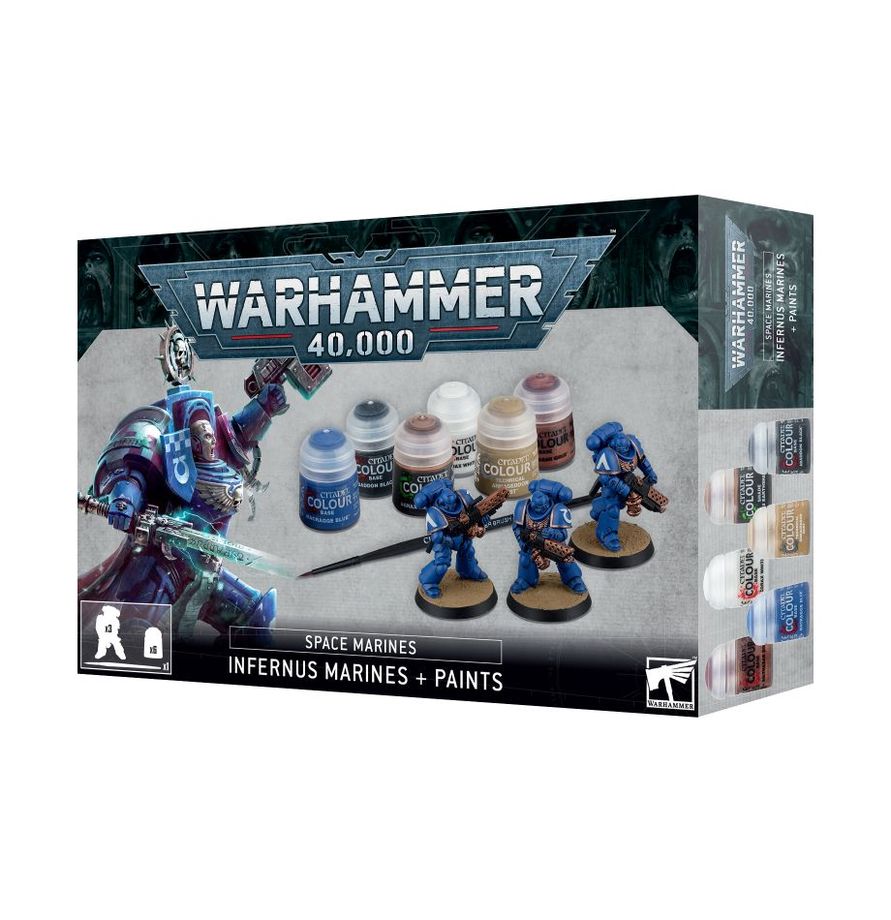 Warhammer 40000 - Infernus Marines and Paints Set