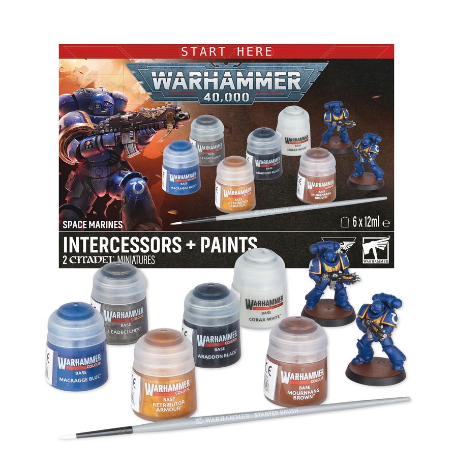 Warhammer 40000 - Intercessors and Paints Set