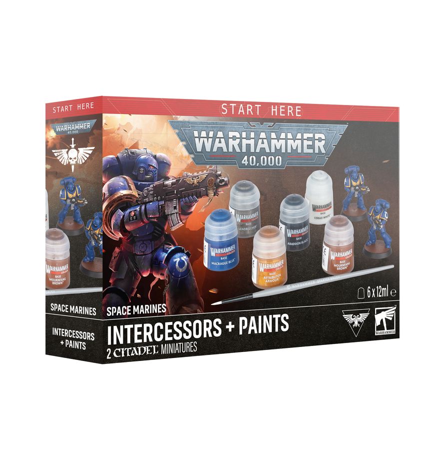 Warhammer 40000 - Intercessors and Paints Set