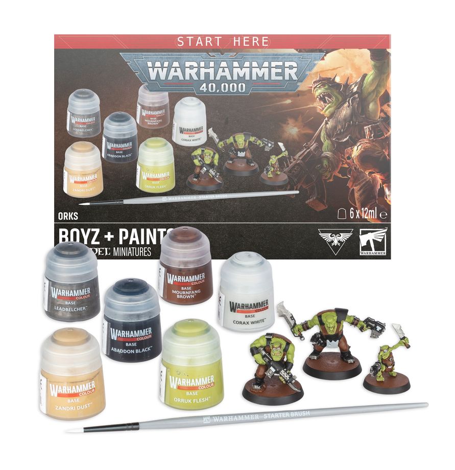 Warhammer 40000 - Orks and Paints Set