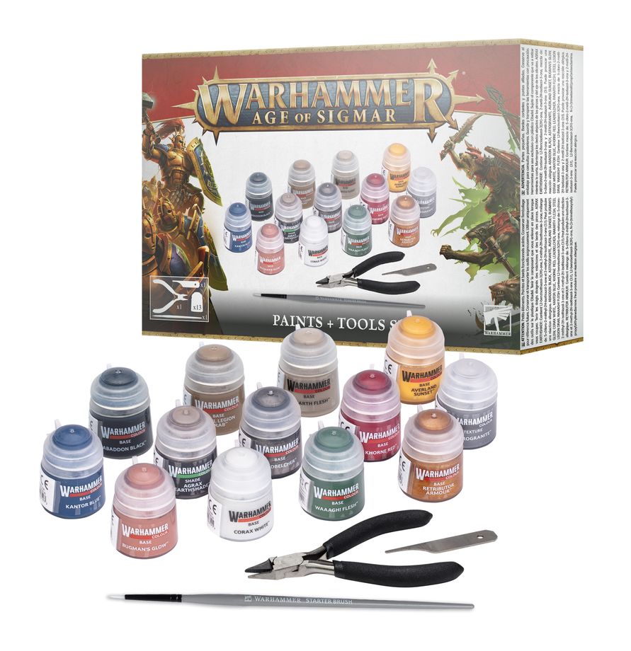 Warhammer: Age of Sigmar - Paints and Tools Set