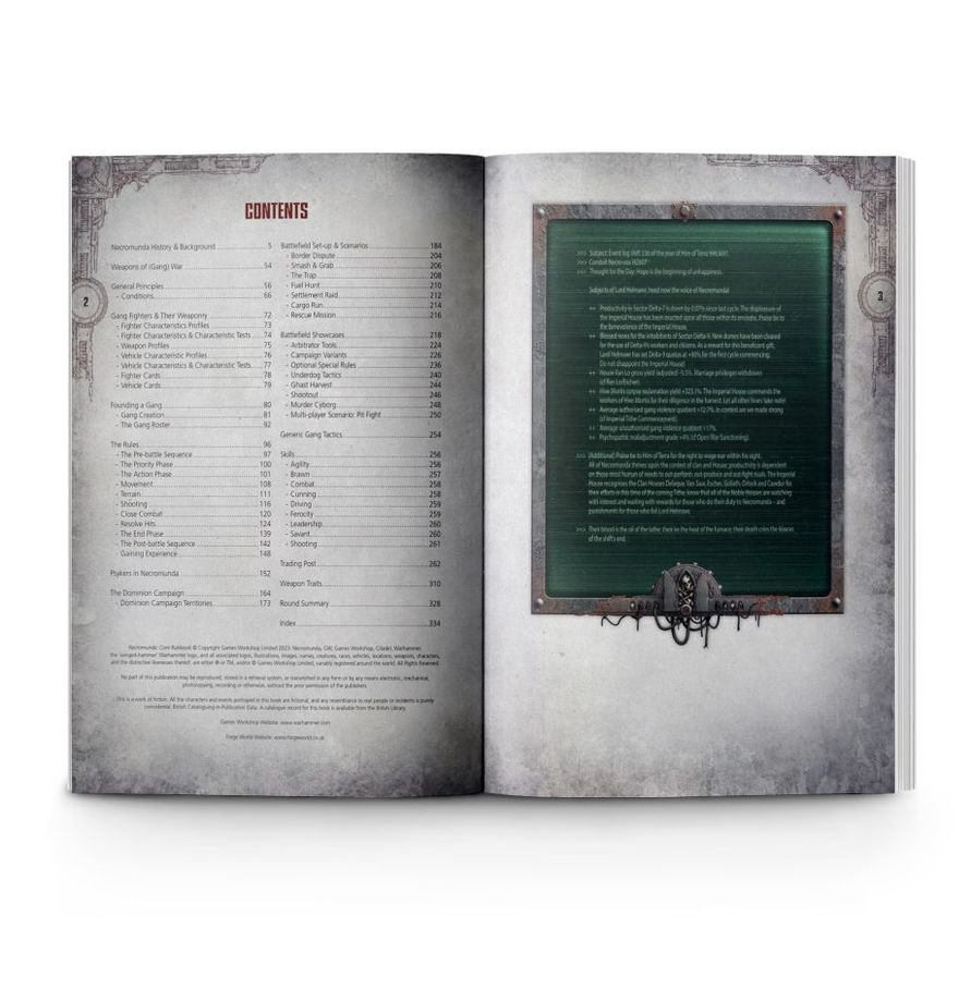 Necromunda Core Rulebook (Hardcover)