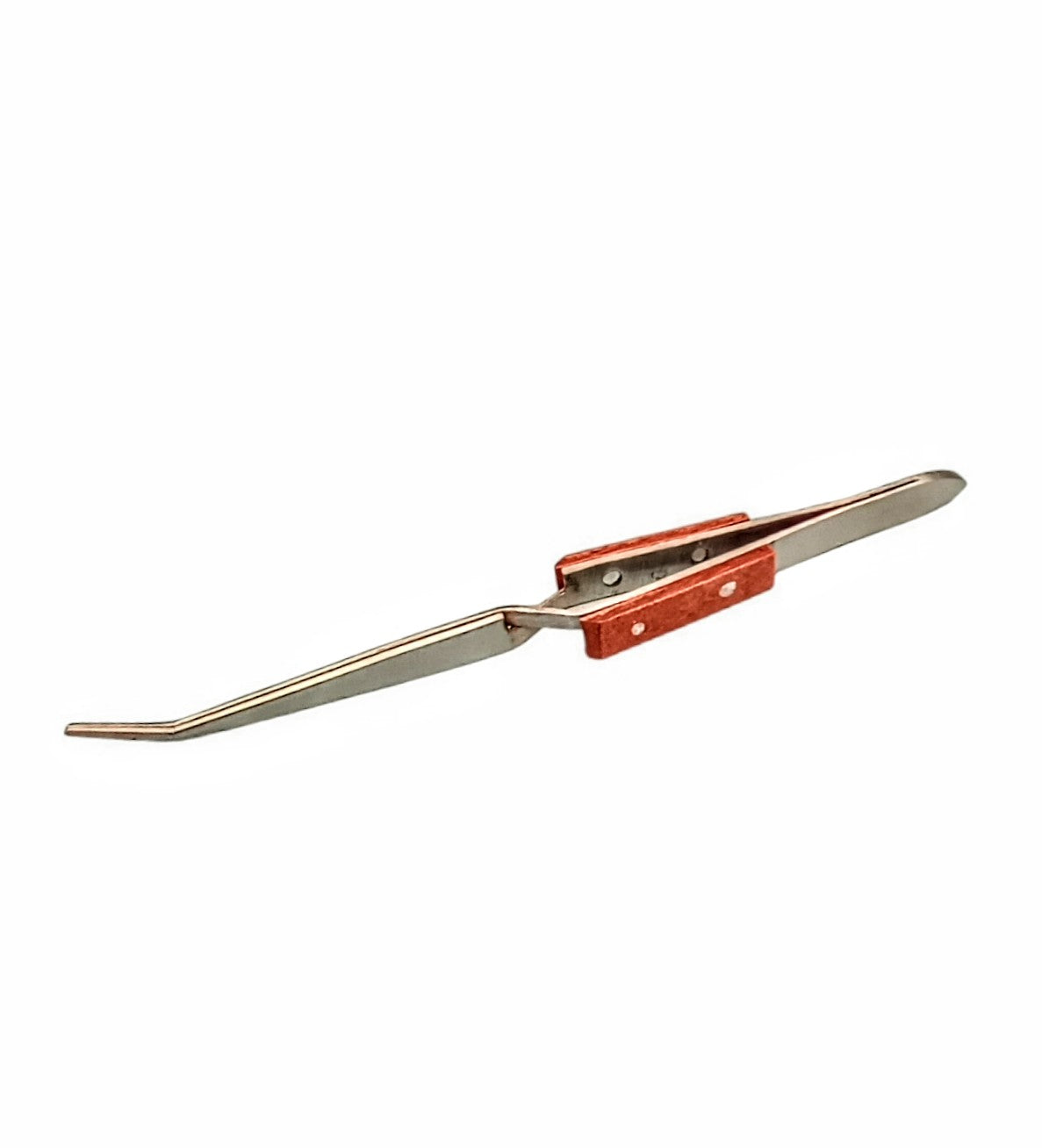 Curved Crosslock Tweezers
