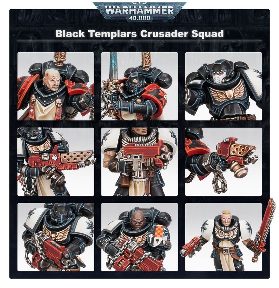 Black Templars - Primaris Crusader Squad