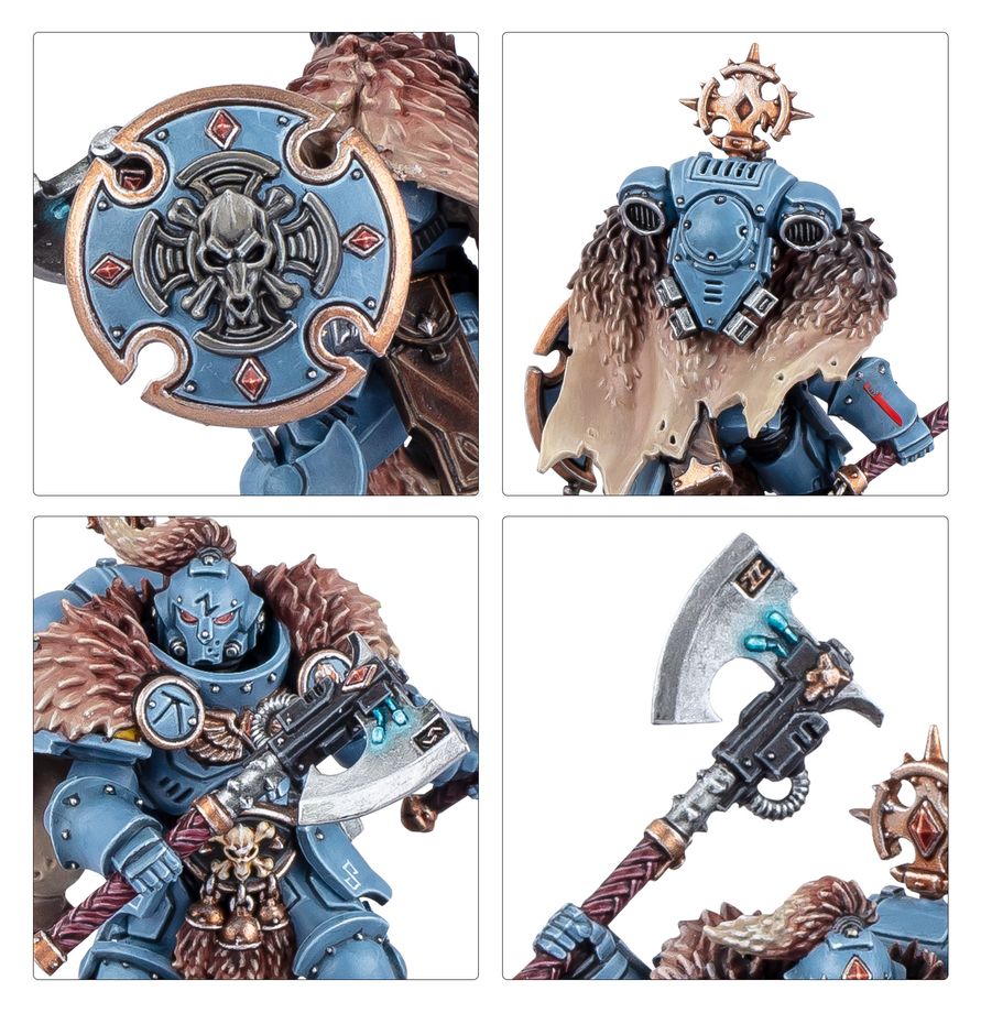 Space Wolves - Wolf Guard Headtakers