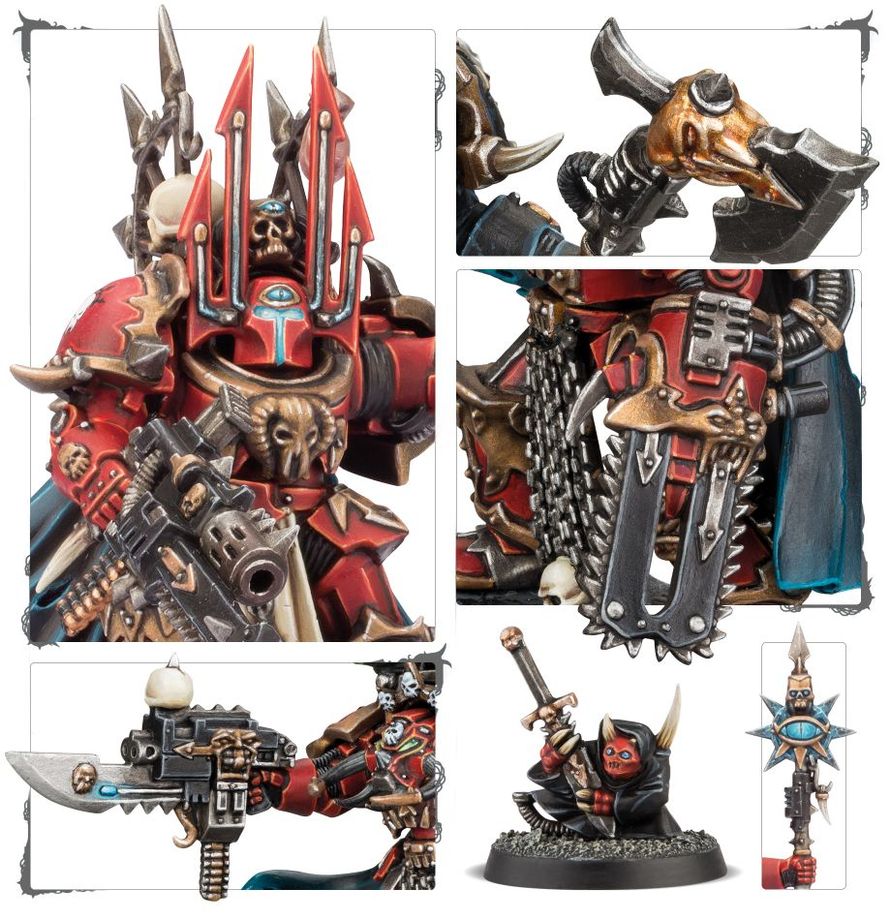 Chaos Space Marines - Sorcerer Lord in Terminator Armour