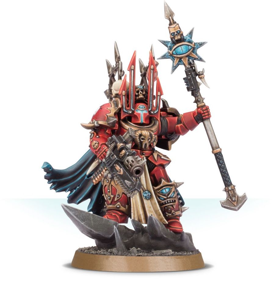 Chaos Space Marines - Sorcerer Lord in Terminator Armour