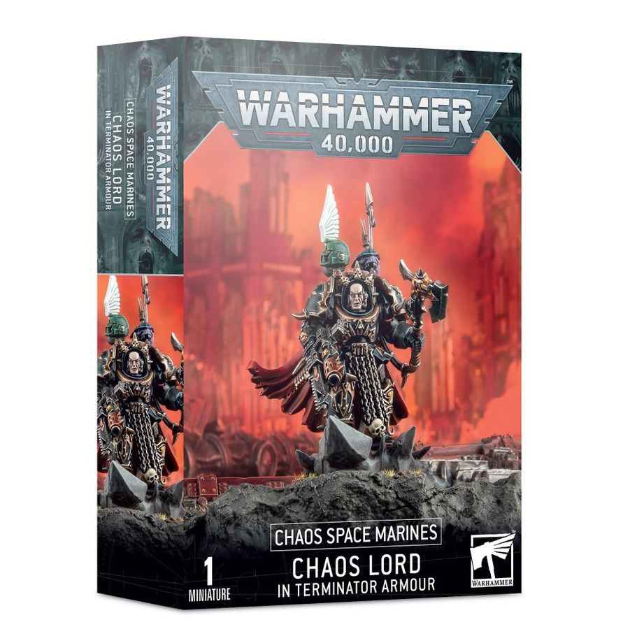 Chaos Space Marines - Sorcerer Lord in Terminator Armour