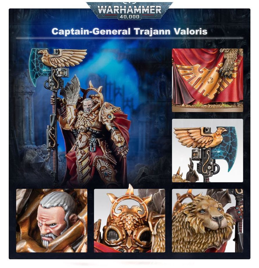 Adeptus Custodes - Captain-General Trajann Valoris