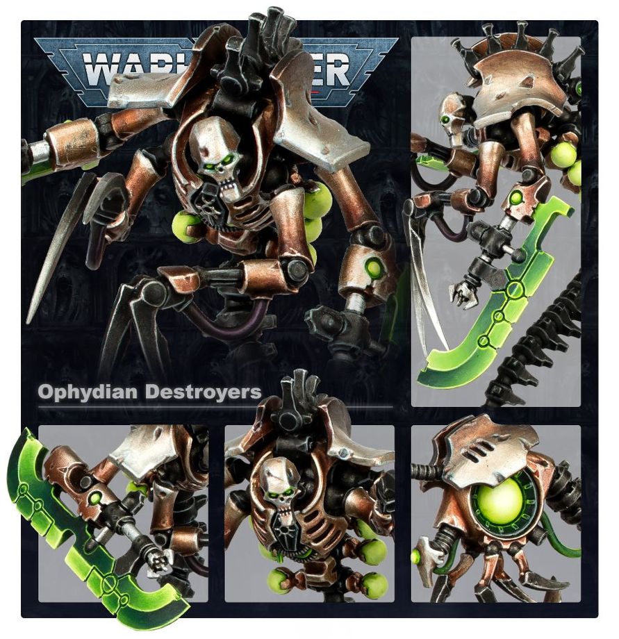 Necrons - Ophydian Destroyers