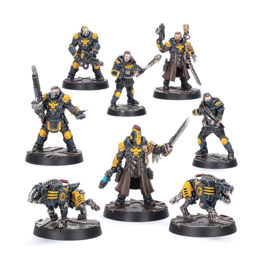 Necromunda - Palanite Enforcer Captains and Sergeants