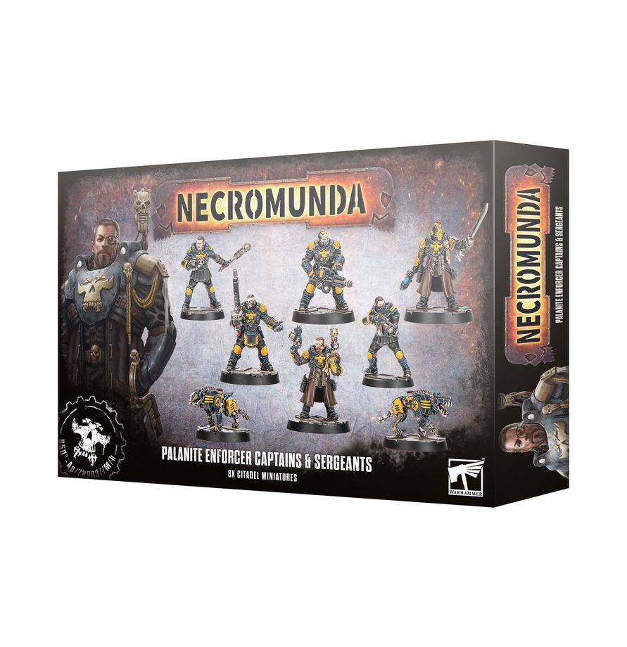 Necromunda - Palanite Enforcer Captains and Sergeants