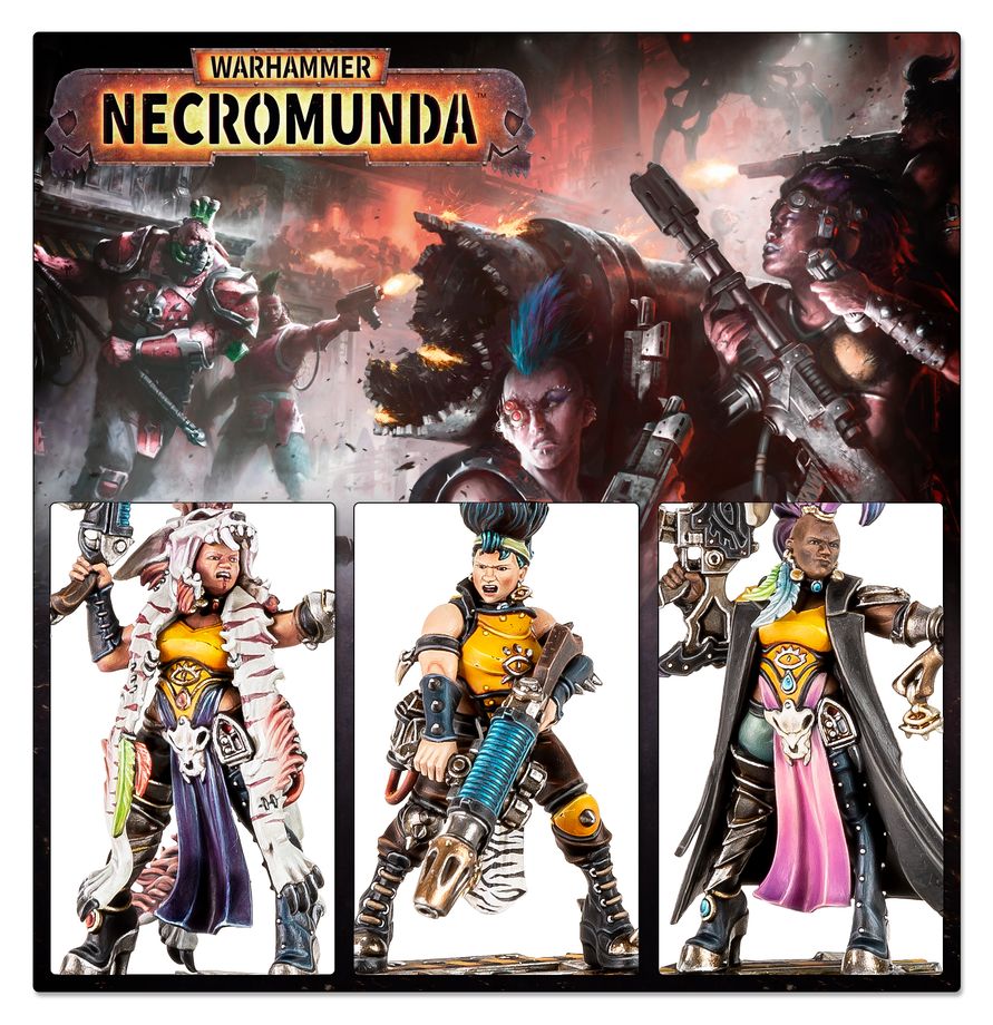 Necromunda - Escher Matriarchs and Phyrr Cats