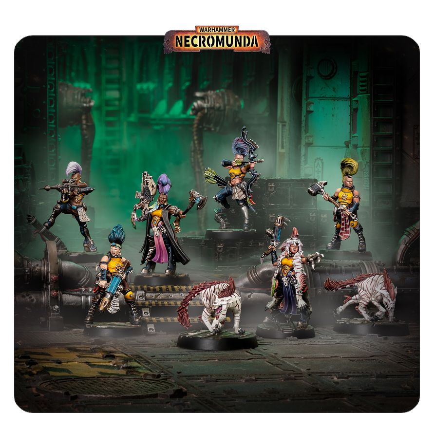 Necromunda - Escher Matriarchs and Phyrr Cats