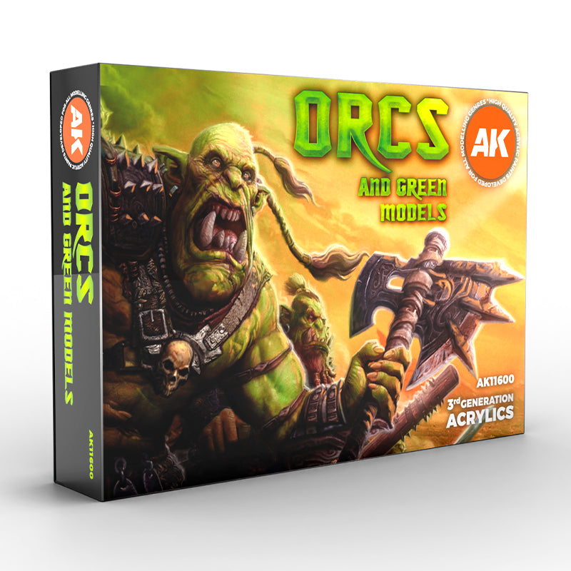 AK Interactive - Orcs and Goblins Acrylic Set