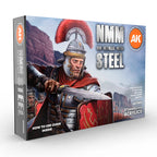 AK Interactive - NMM Steel Acrylic Set