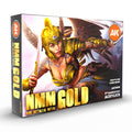 AK Interactive - NMM Gold Acrylics Set