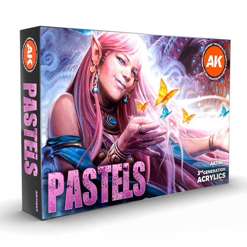 AK Interactive - Pastels Acrylics Set