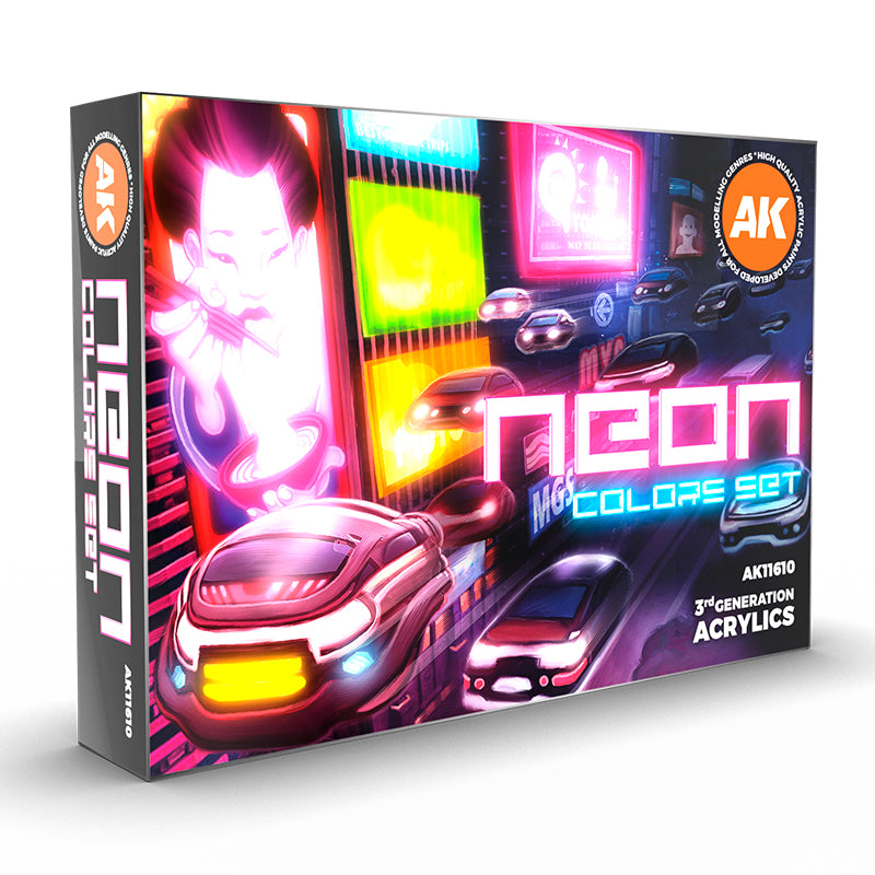 AK interactive - Neon Acrylics Set