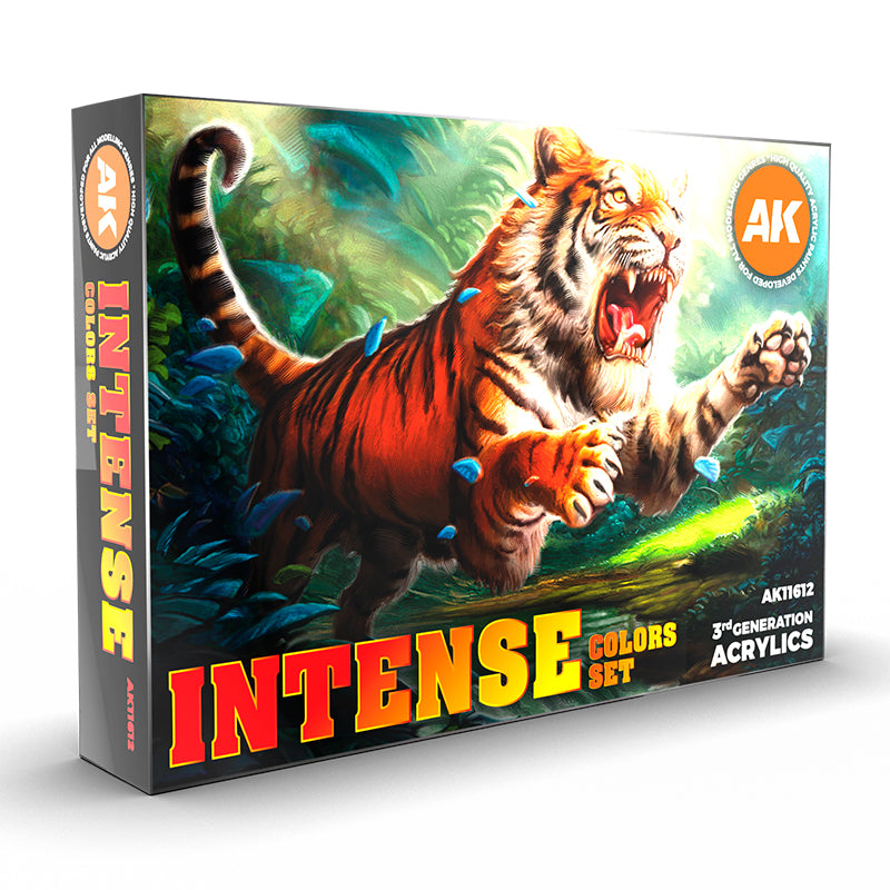 AK Interactive - Intense Acrylics Set