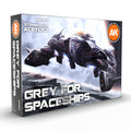 AK Interactive - Grey for Spaceships Acrylics Set