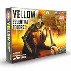 AK Interactive - Yellow Essential Acrylics Set