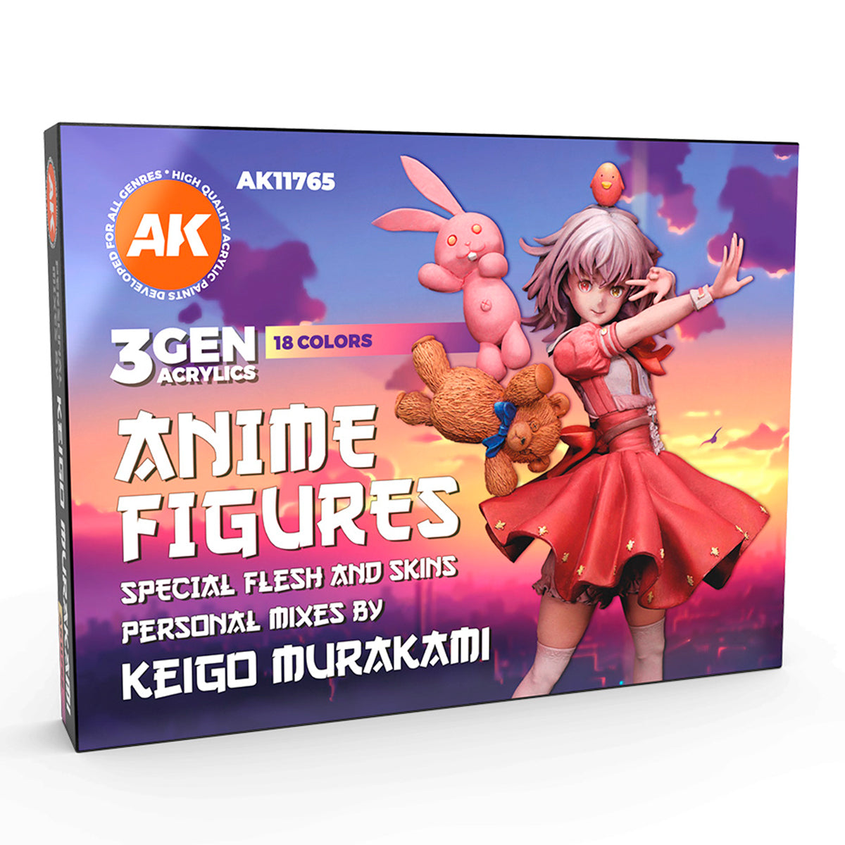 AK Interactive - Anime Figures Paint Set