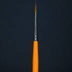 Orange Brushes - Kolinsky Sable Size 2 - Blue