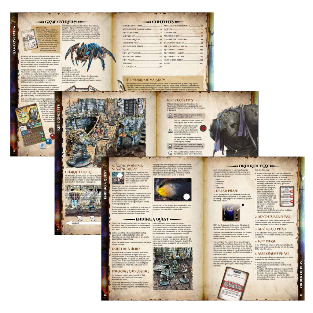 Maladum Deluxe Rulebook (Hardcover)