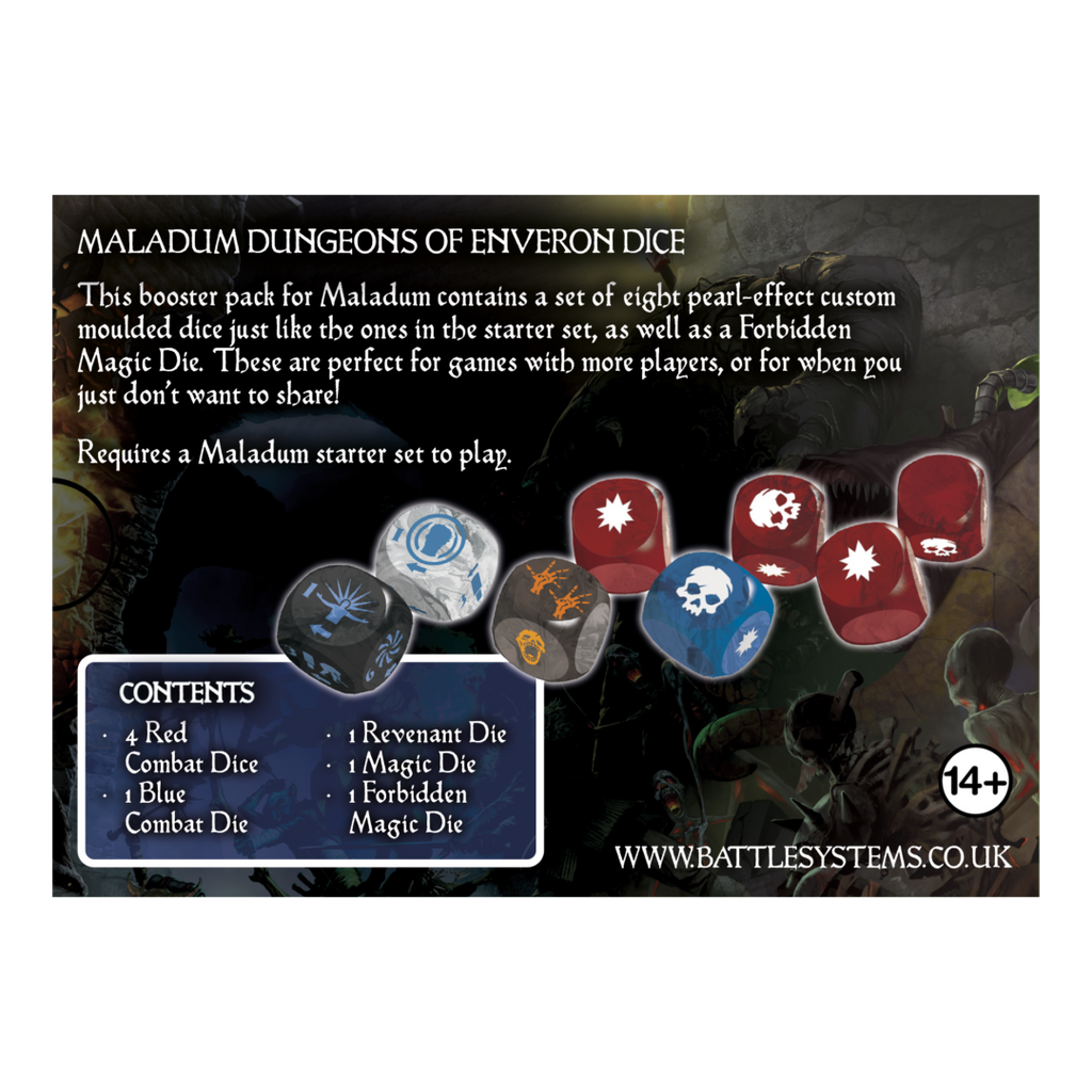 Maladum: Dungeons of Enveron Dice Set