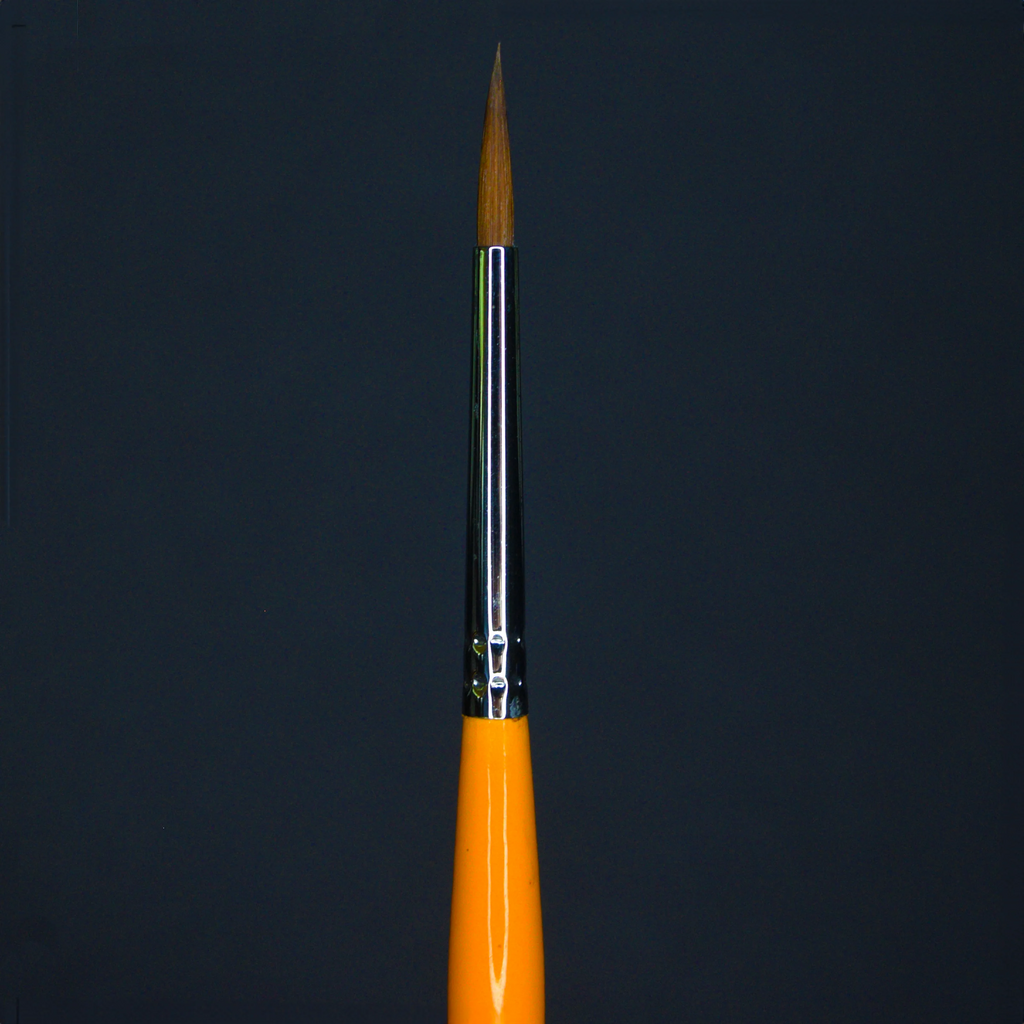Orange Brushes - Kolinsky Sable Size 3 - Purple