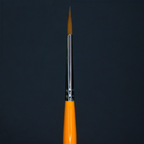 Orange Brushes - Kolinsky Sable Size 3 - Purple