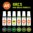 AK Interactive - Orcs and Goblins Acrylic Set