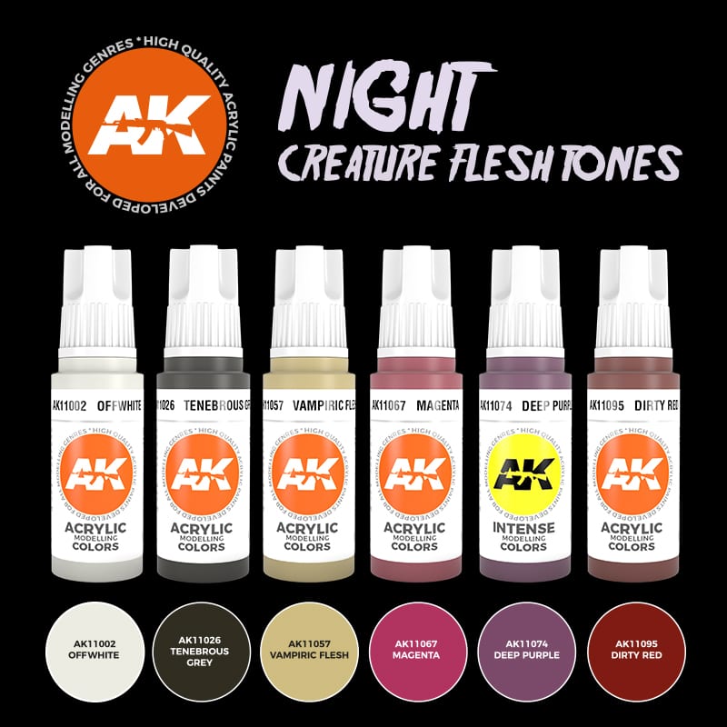 AK Interactive - Night Creatures Acrylic Set