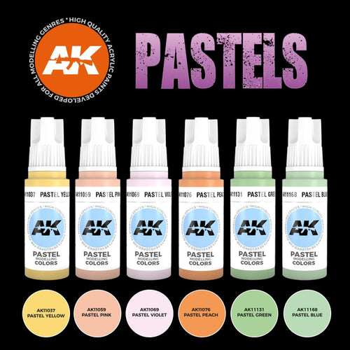 AK Interactive - Pastels Acrylics Set