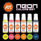AK interactive - Neon Acrylics Set
