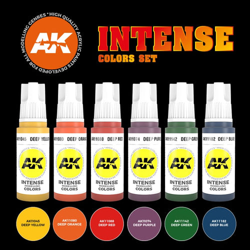 AK Interactive - Intense Acrylics Set