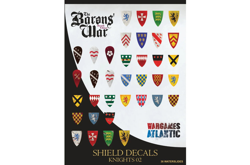 Barons' War - Shield Decals (02): Knights 02