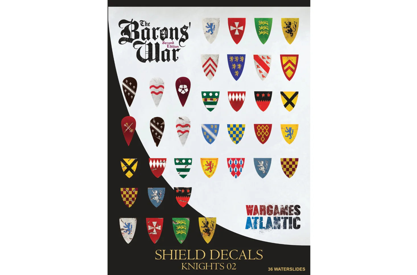 Barons' War - Shield Decals (02): Knights 02