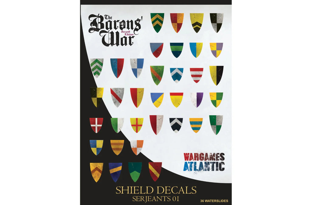 Barons' War - Shield Decals (03): Serjeants 01