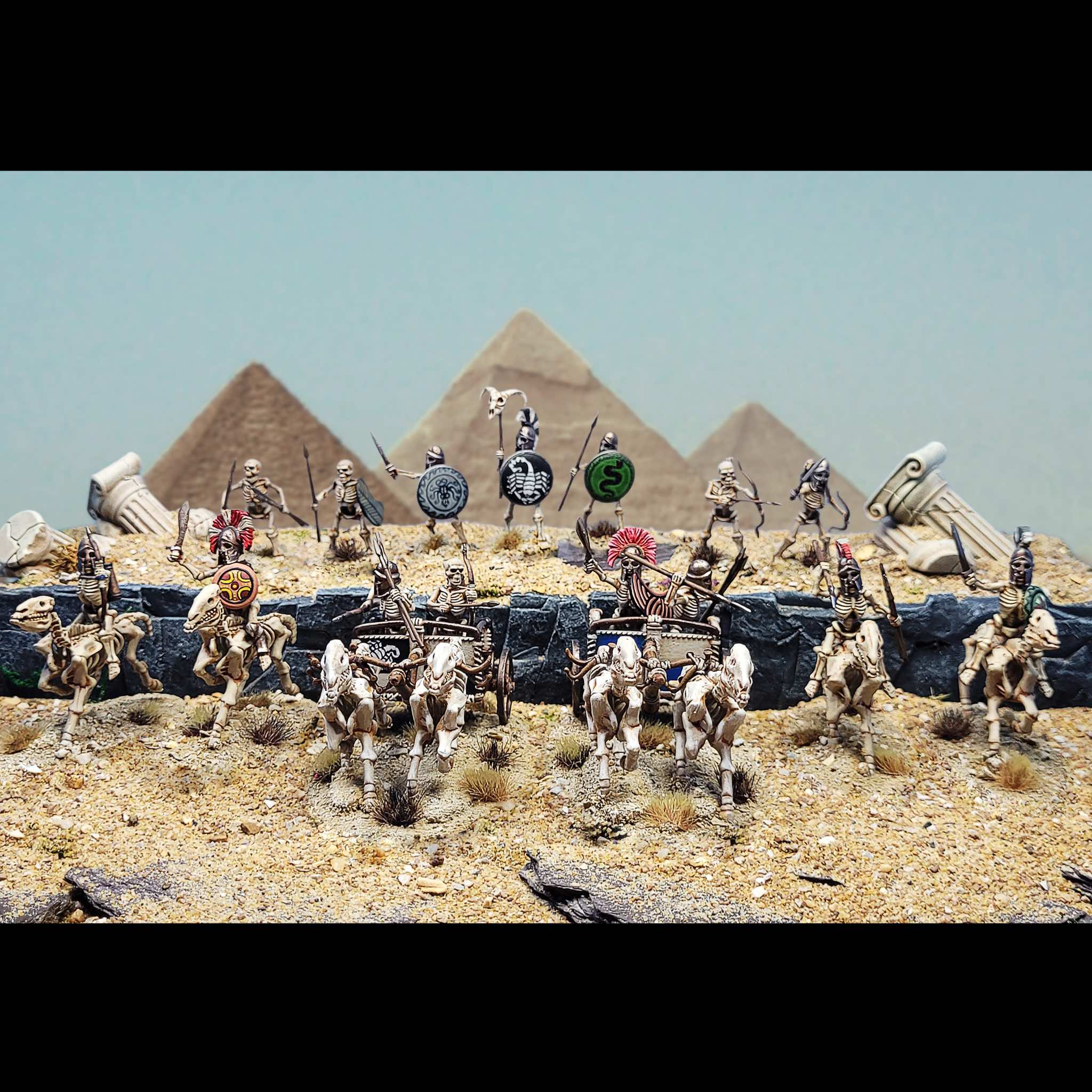 Classic Fantasy - Skeleton Cavalry and Chariots