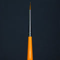 Orange Brushes - Kolinsky Sable Size 0 - Yellow