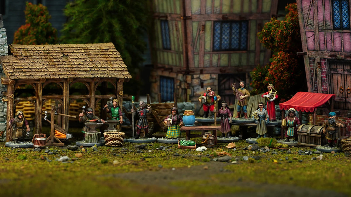 Classic Fantasy - Villagers: Elves and Dwarves