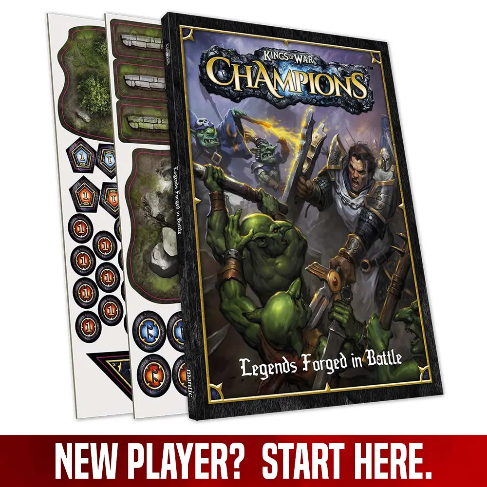 Kings of War Champions - Rulebook and Tokens