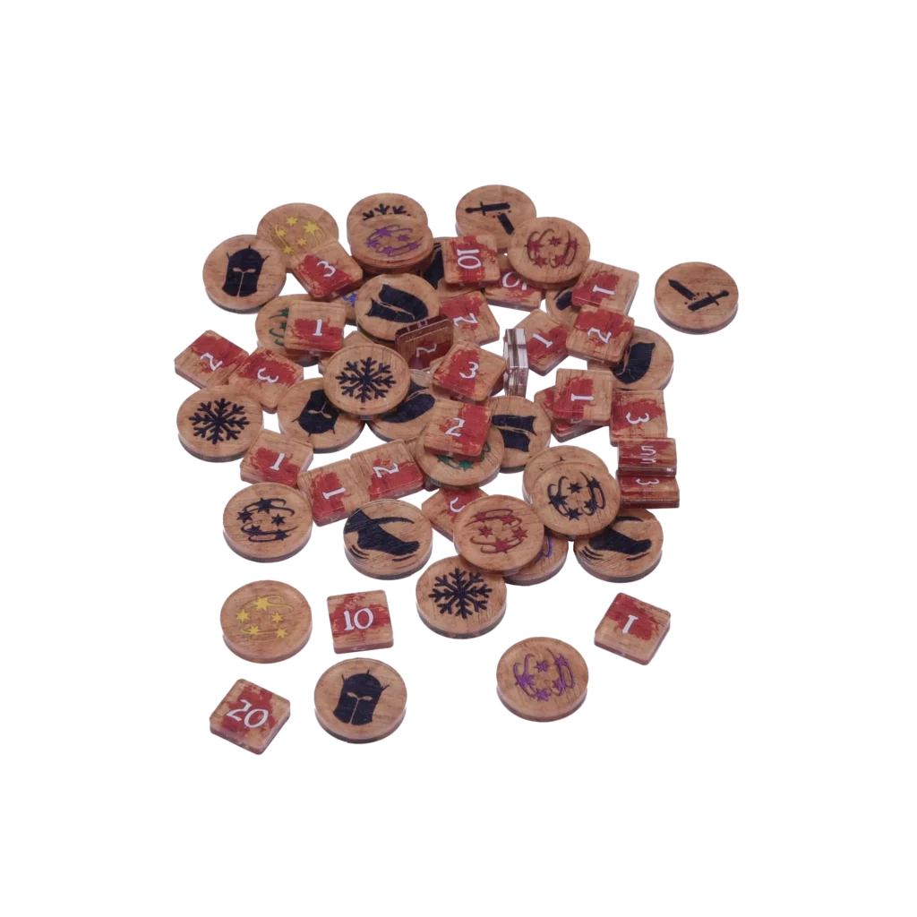Kings of War Game Token Set