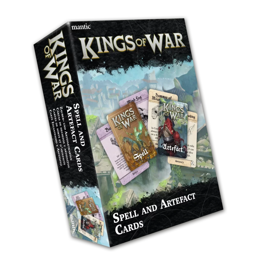 Kings of War Spells and Artefacts Cards